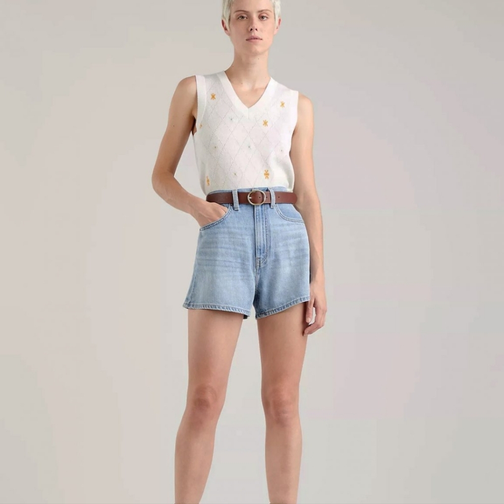 Levi's Light Blue Jean Shorts